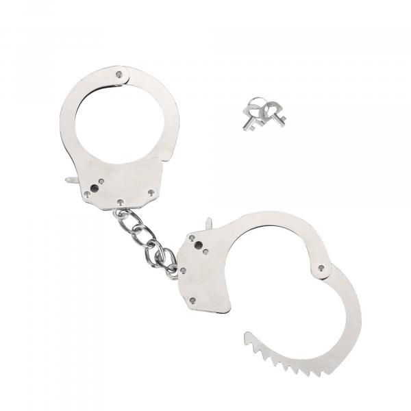 Kajdanki- Me You Us Heavy Metal Handcuffs Silver