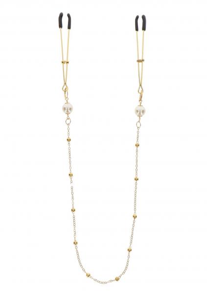 Tweezers Pearl & Deluxe Chain Gold