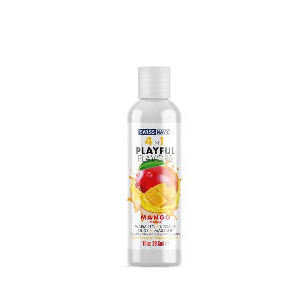 4 in 1 Lubricant with Mango Flavor - 1 fl oz / 30 ml