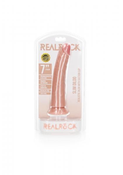 Slim Realistic Dildo with Suction Cup - 7""""/ 18 cm