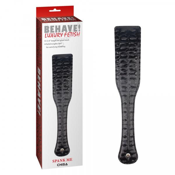 Behave! Spank Me Paddle Black