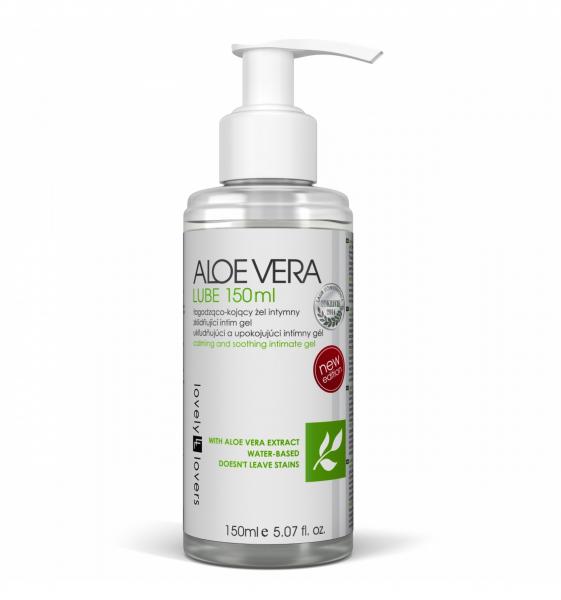 Kojąco Łagodzący żel intymny - Lovely Lovers Aloe Vera Lube 150 ml