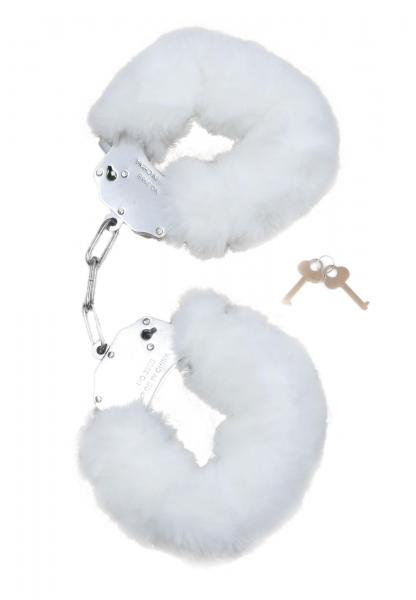 Kajdanki Fetish B - Series - Furry Cuffs White