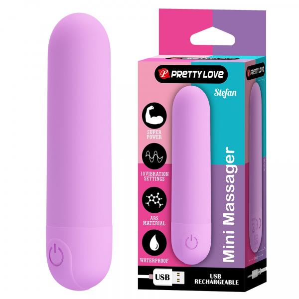 STEFAN, Mini massager, 10 vibration functions