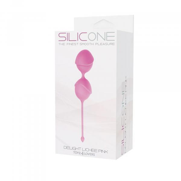 Kulki-PALLINE DELIGHT PUSSY LICHEE SILICONE PINK