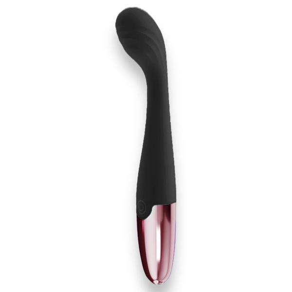 Power Escorts - Black - G Spot Princess Black - 18 Cm / 7 Inch Silicone G Spot Vibrator