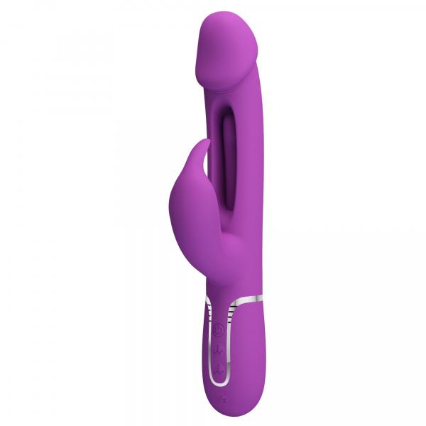 PRETTY LOVE - Kampas Purple, 7 vibration functions 4 licking settings