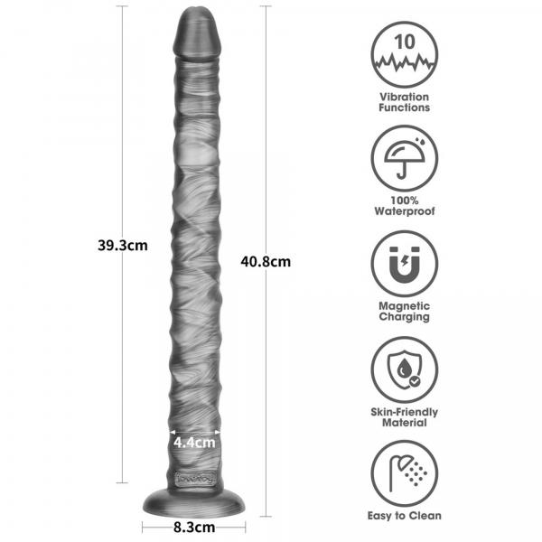 16" King Sized Vibrating Vibrax Slider