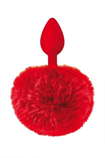 RED POMPOM ANAL PLUG