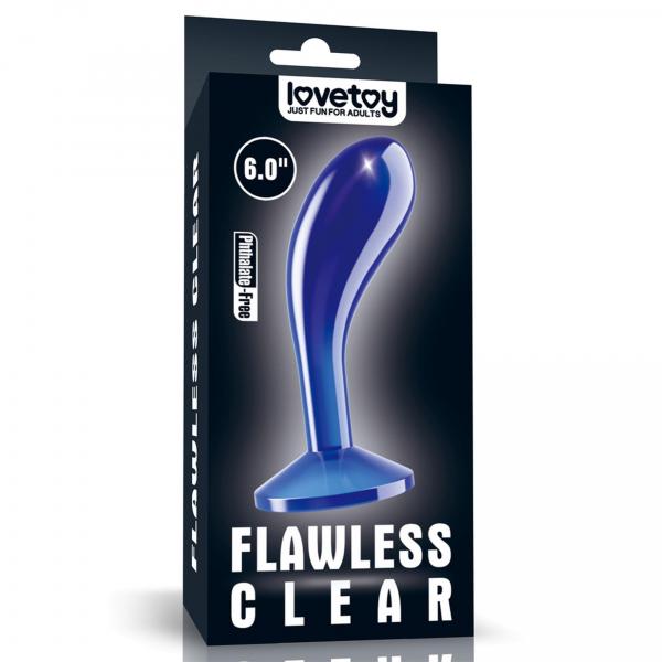 6.0'' Flawless Clear Prostate Plug