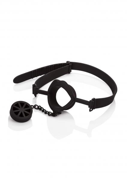 Scandal Silicone Stopper Gag Black