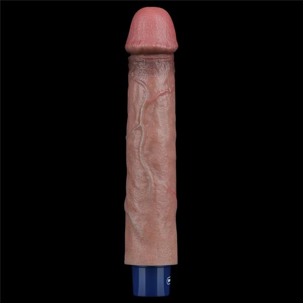 9" REAL SOFTEE Rechargeable Silicone Vibrating Dildo