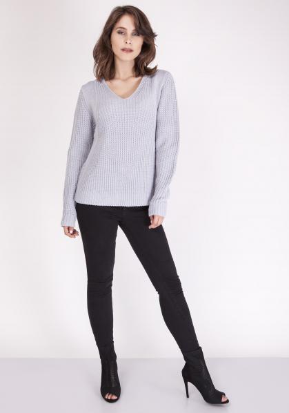 Sweter Victoria SWE 123 Jasny szary