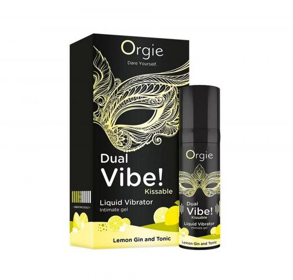 Dual Vibe! Kissable Liquid Vibrating Lemon Gin And Tonic