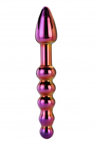 GLAMOUR GLASS RIDGED ANAL DILDO