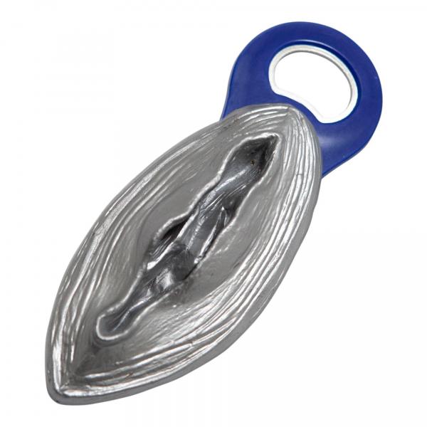 Kinky Pleasure - DS014 - Pussy Bottle Opener - Quirky and Fun Tool -Silver