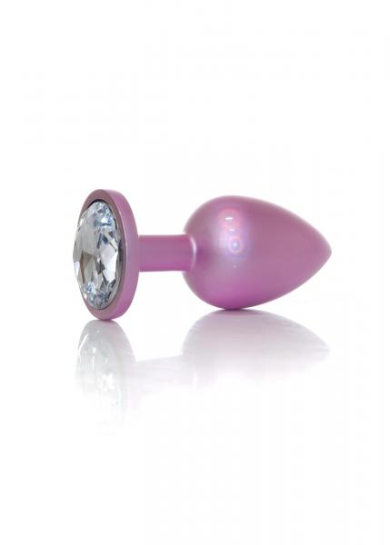 Plug-Jewellery Pearl Pink PLUG- Clear L