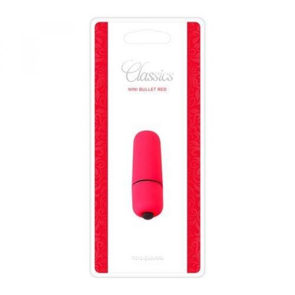Wibrator-MINI VIBRATORE BULLET CLASSICS RED