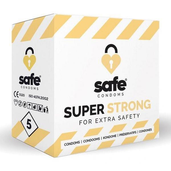 SAFE - Condoms Super Strong for Extra Safety (5 pcs)