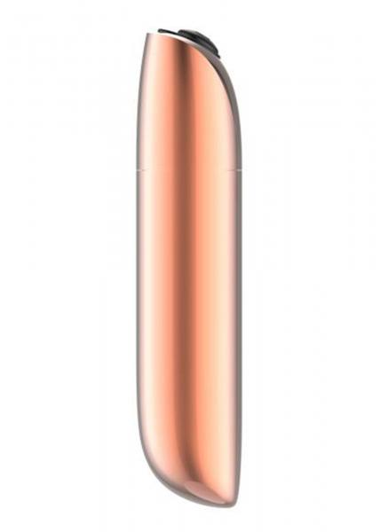 Stymulator-Rechargeable Powerful Bullet Vibrator USB 20 Functions - Gold