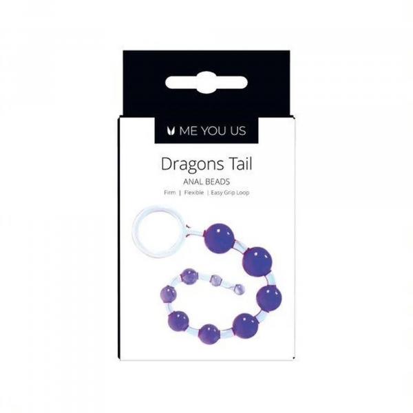 Plug/kulki- Me You Us Dragonz Tail Anal Beads Violet