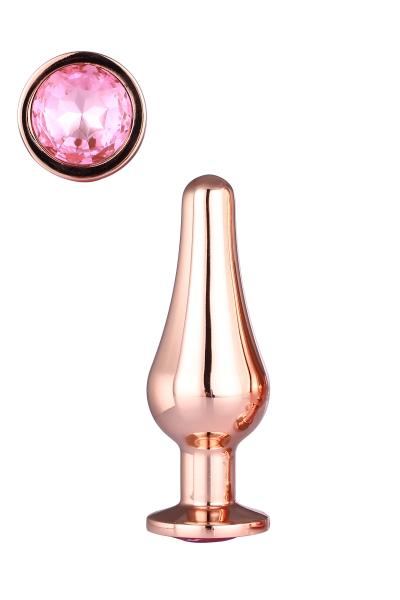 GLEAMING LOVE ROSE GOLD PLEASURE PLUG S