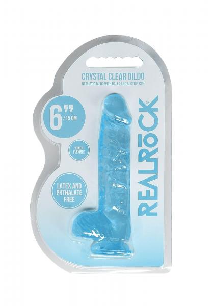 Realistic Dildo with Balls - 6"/ 15 cm