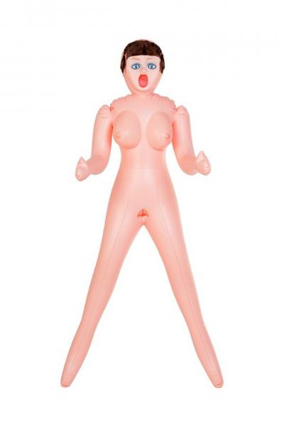 TOYFA Dolls-X 117013 Inflatable doll GRACE, 3 holes, PVC, TPR