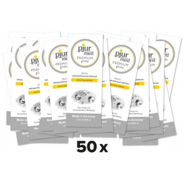 Pjur Med Premium glide 1,5ml.-siliconebased lubricant - 50 sztuk