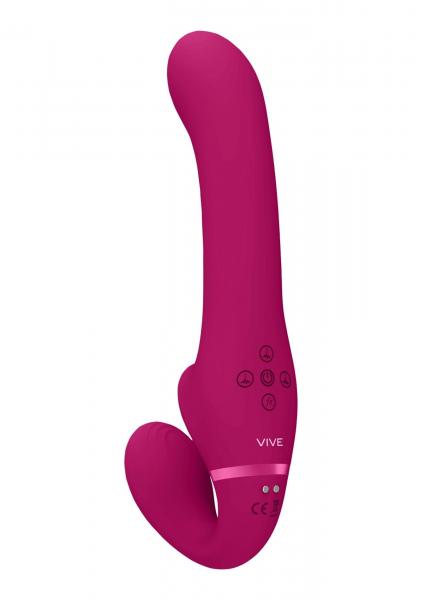 Ai - Dual Vibrating & Air Wave Tickler Strapless Strapon