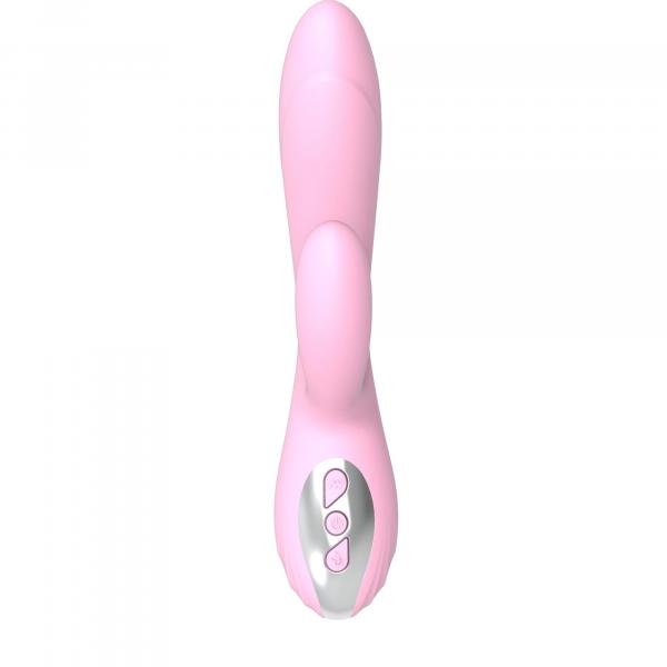 Wibrator-Joker Heating Double Vibrating Massage Stick -Pink