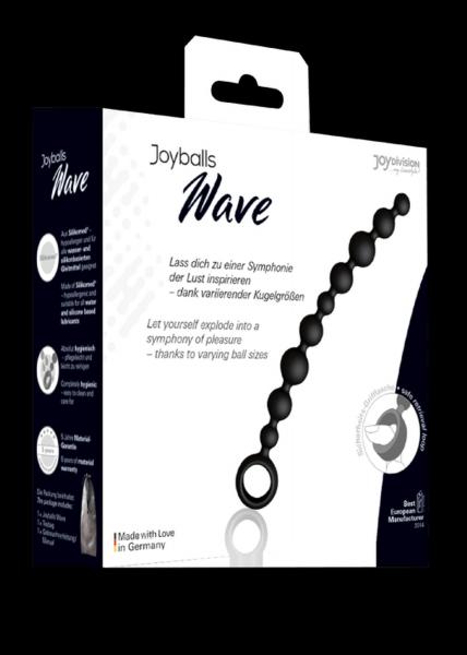 Joyballs anal Wave, long, black