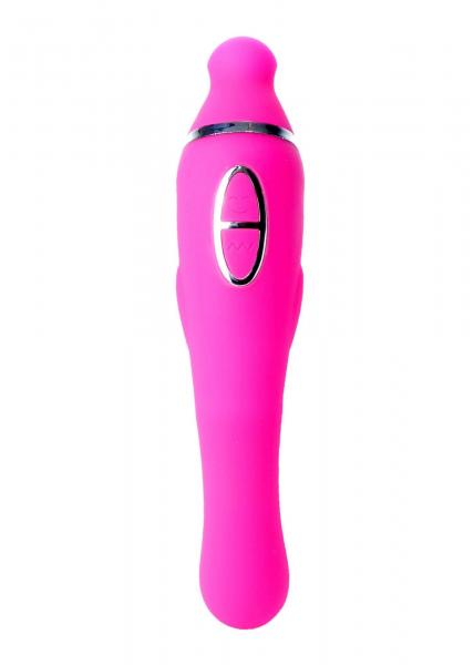 Vibrator-HELEN Pink - 12 vibration functions / 8 stimulation functions USB