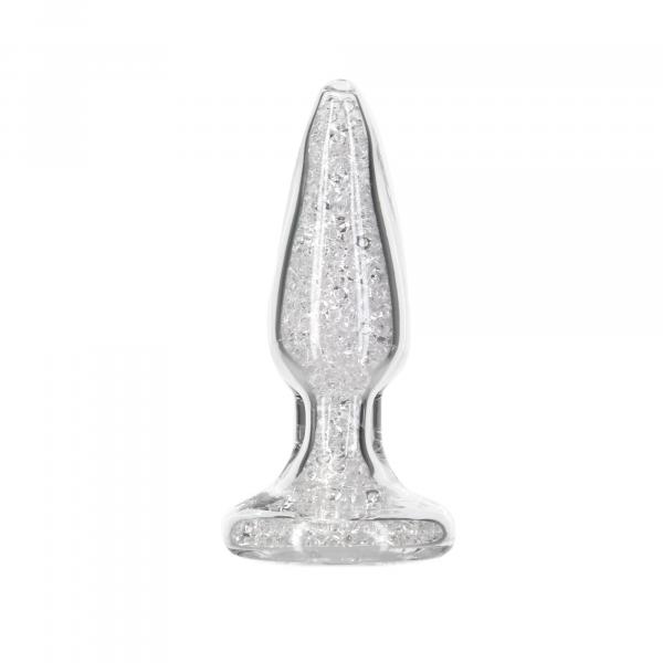 Pillow Talk - Fancy Luxurious Glass Anal Plug with Bonus Bullet