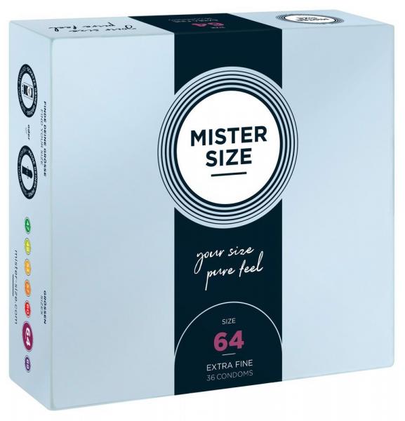 Mister Size 64mm pack of 36