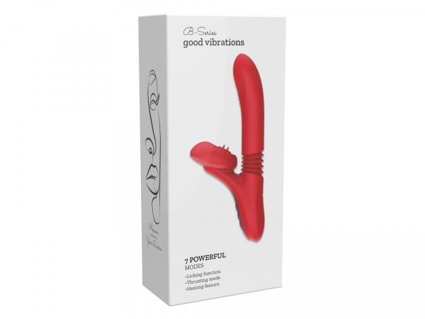 Silicone Vibrator 7 Powerful Modes - Licking,Thrusting and Heating