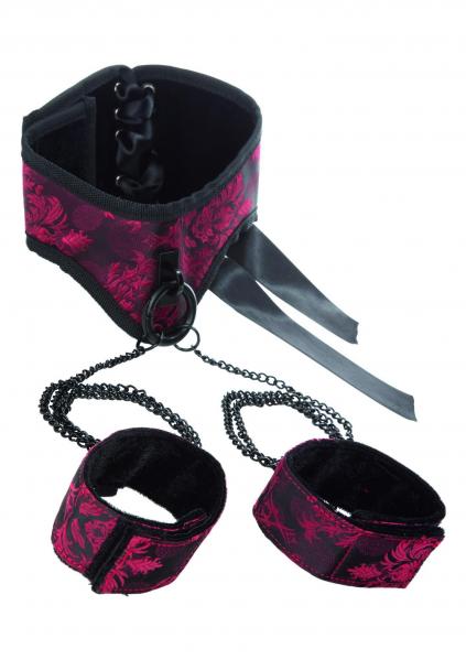 Posture Collar with Cuffs Black