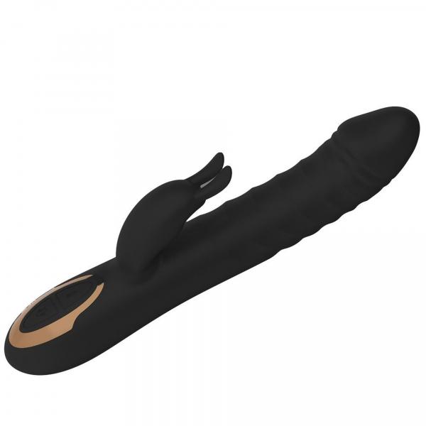 Power Escorts - BR209 - Rosalie Deluxe - Rechargeable Rabbit Vibrator - Silicone