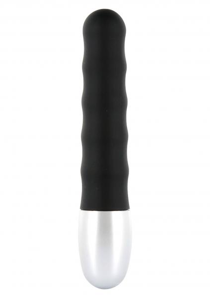 Discretion Ribbed Vibrator Black