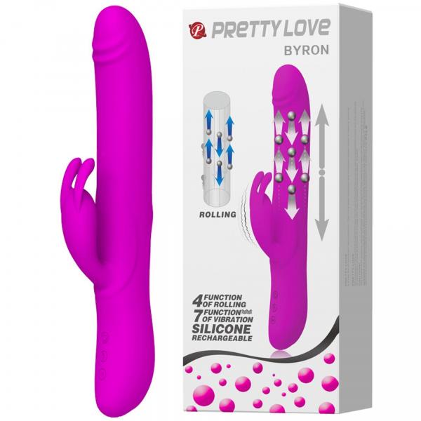 PRETTY LOVE - BYRON, 7 vibration functions, USB rechargeable