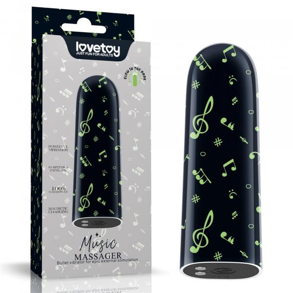 Rechargeable Glow-in-the-dark Music Massager