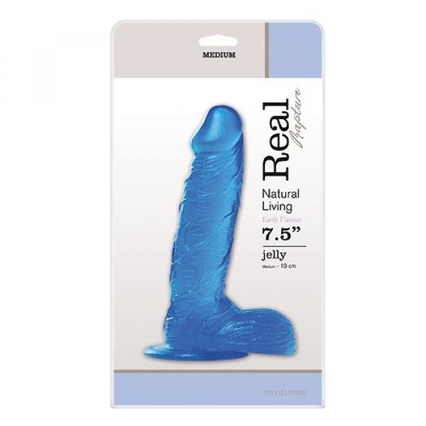 Dildo-JELLY DILDO REAL RAPTURE BLUE 7,5""""""""""""""""