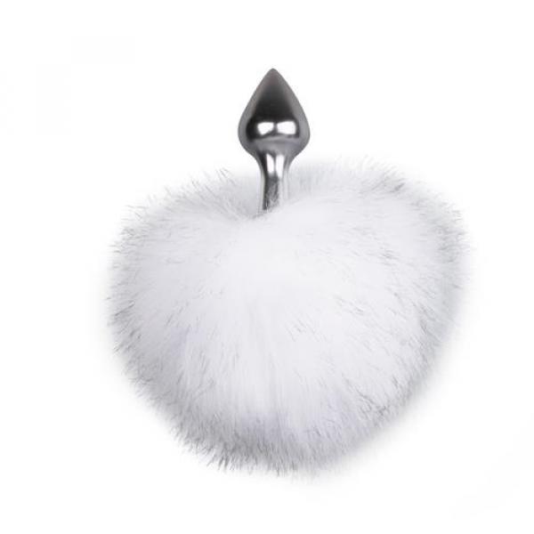 Bunny Tail Plug No. 1 - Silver/WhiteKorek analny