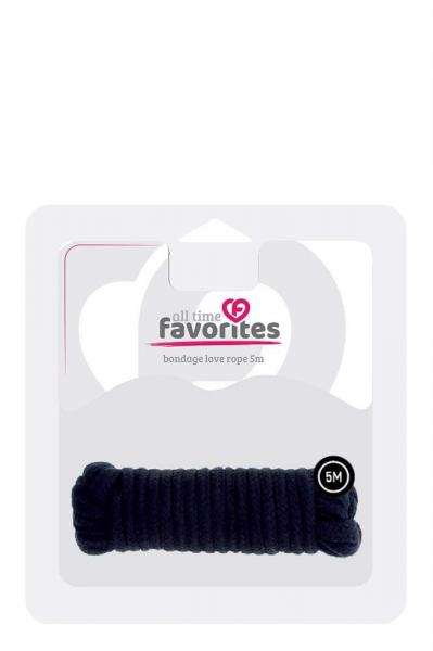 ALL TIME FAVORITES LOVE ROPE - 5M BLACK