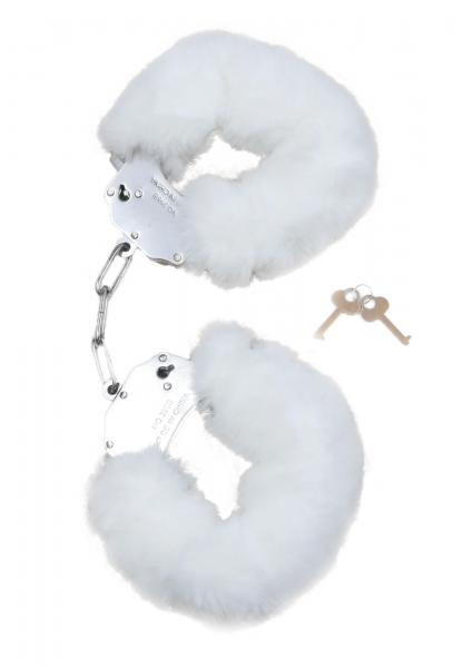 Kajdanki Fetish B - Series - Furry Cuffs White