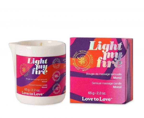 LIGHT MY FIRE - MASSAGE CANDLE - MONOI 65G / 2.2OZ.