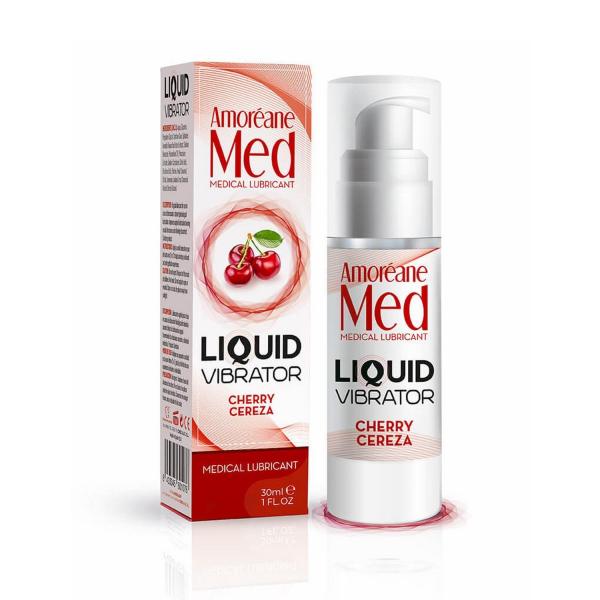 Liquid Vibrator Cherry 30ml.