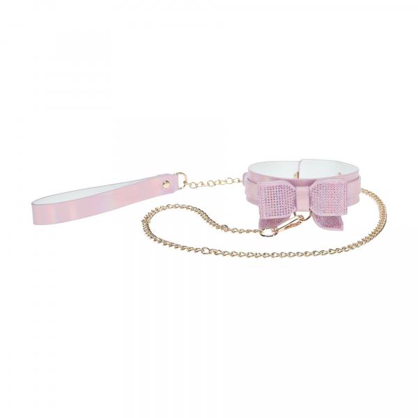 Paris Collection - Collar with Leash - Pink