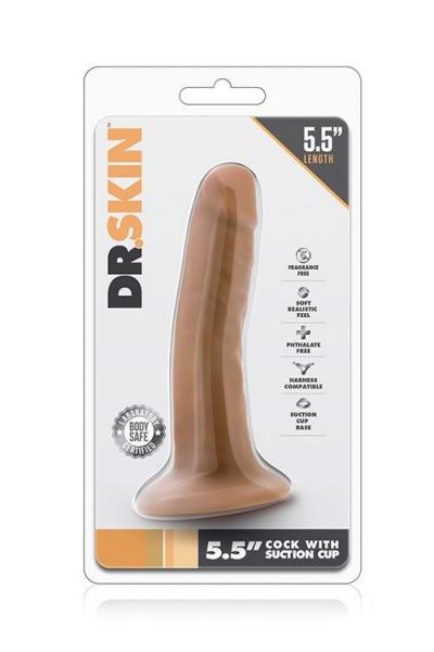 DR. SKIN 5.5INCH COCK WITH SUCTION CUP