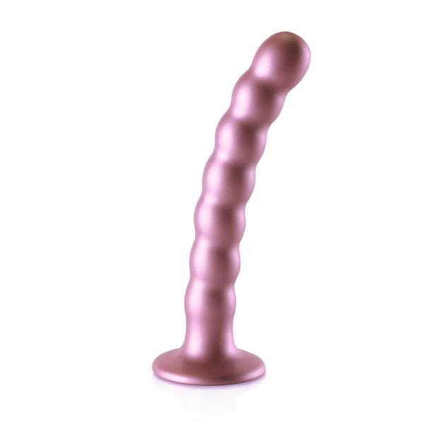 Beaded Silicone G-Spot Dildo - 6,5'' / 16,5 cm